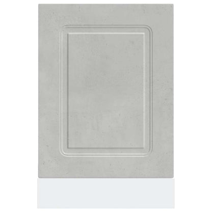 Panel Na Myčku "Kalmar" Betonově Šedá 45X1,5X67 Cm Kompozit Betonová Šedá