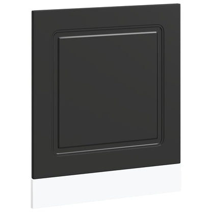 Panel Na Myčku "Kalmar" Černý 60X1,5X67 Cm Kompozitní Dřevo Černá