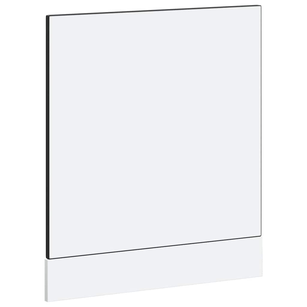 Panel Na Myčku "Kalmar" Černý 60X1,5X67 Cm Kompozitní Dřevo Černá