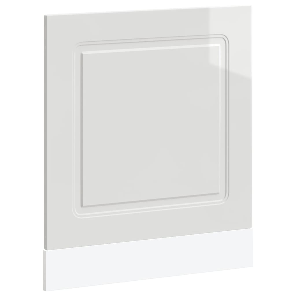 Panel Na Myčku "Kalmar" Bílý Vysoký Lesk 60X1,5X67 Cm Kompozit Bílá S Vysokým Leskem