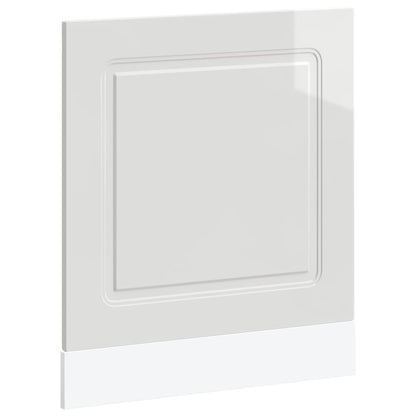 Panel Na Myčku "Kalmar" Bílý Vysoký Lesk 60X1,5X67 Cm Kompozit Bílá S Vysokým Leskem