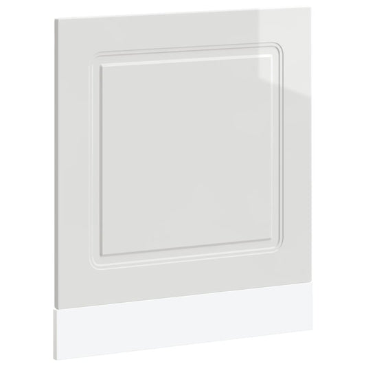 Panel Na Myčku "Kalmar" Bílý Vysoký Lesk 60X1,5X67 Cm Kompozit Bílá S Vysokým Leskem