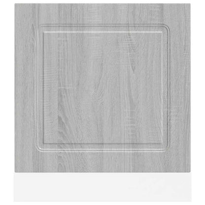Panel Na Myčku "Kalmar" Šedý Sonoma 60X1,5X67 Cm Kompozit Šedá Sonoma