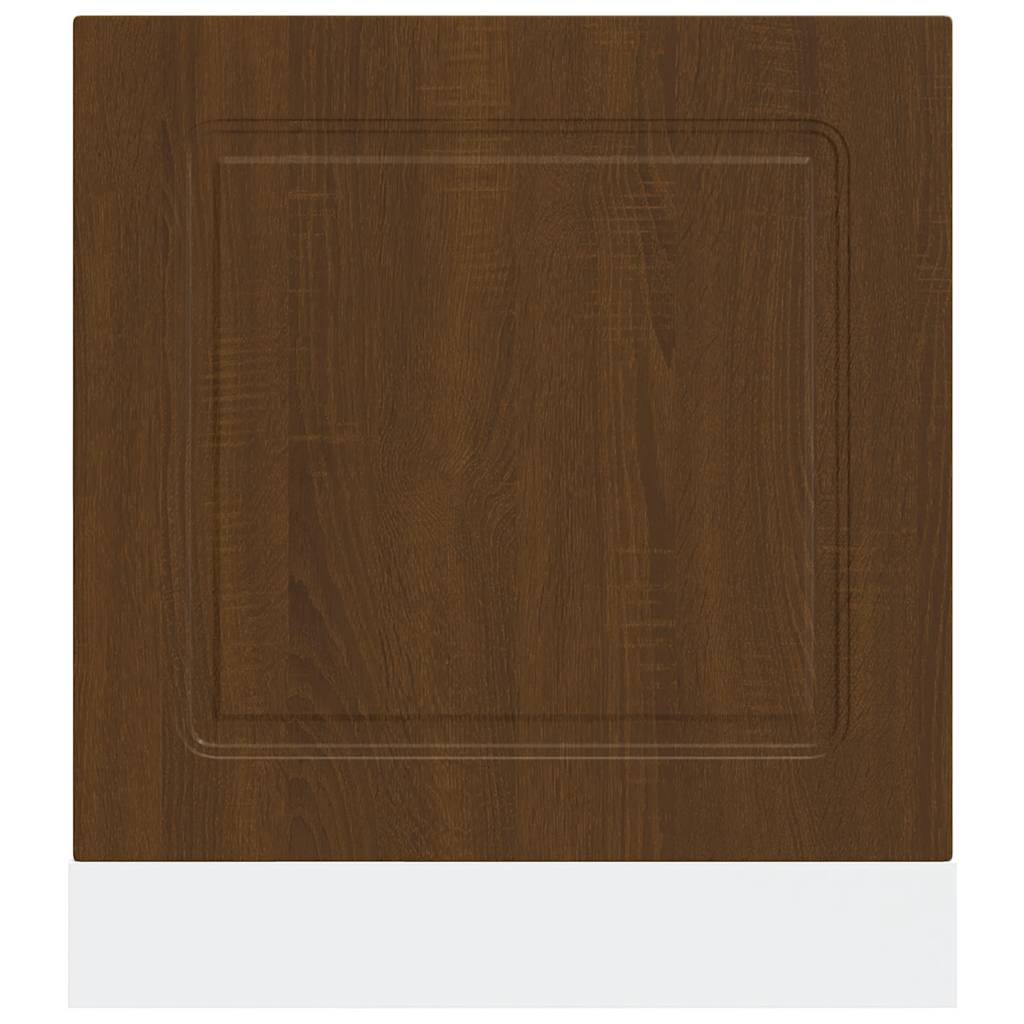 Panel Na Myčku "Kalmar" 60X1,5X67 Cm Kompozitní Dřevo Hnědý Dub