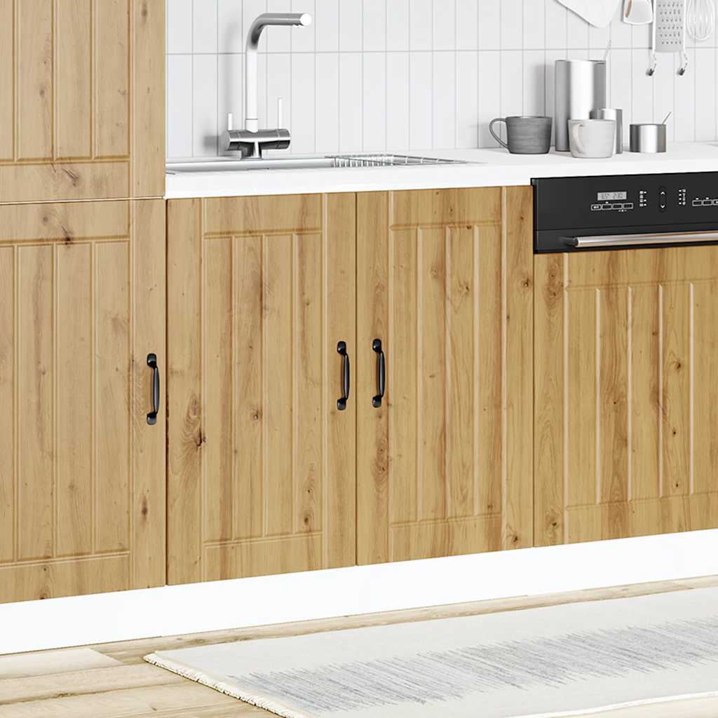 Skříňka Pod Umyvadlo "Lucca" Kompozitní Dřevo Dub Artisan