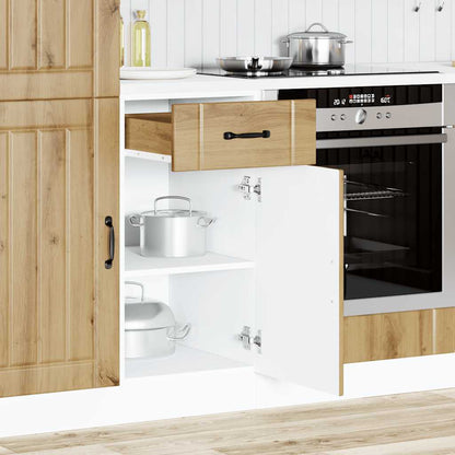 Kuchyňská Spodní Skříňka "Lucca" Artisan Oak Kompozitní Dřevo Dub Artisan