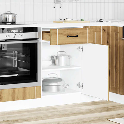 Kuchyňská Spodní Skříňka "Lucca" Artisan Oak Kompozitní Dřevo Dub Artisan