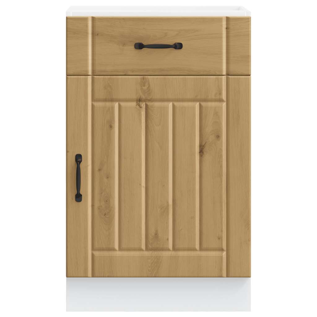 Kuchyňská Spodní Skříňka "Lucca" Artisan Oak Kompozitní Dřevo Dub Artisan