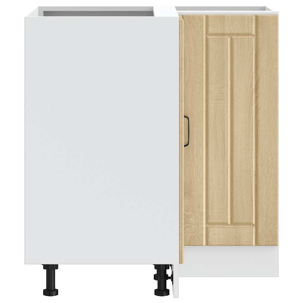 Kuchyňská Rohová Spodní Skříňka "Lucca" Kompozit Dub Sonoma