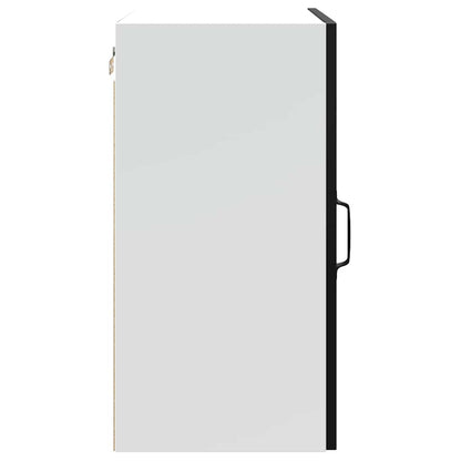 Kuchyňská Nástěnná Skříňka "Lucca" Černý Kompozitní Dřevo Černá