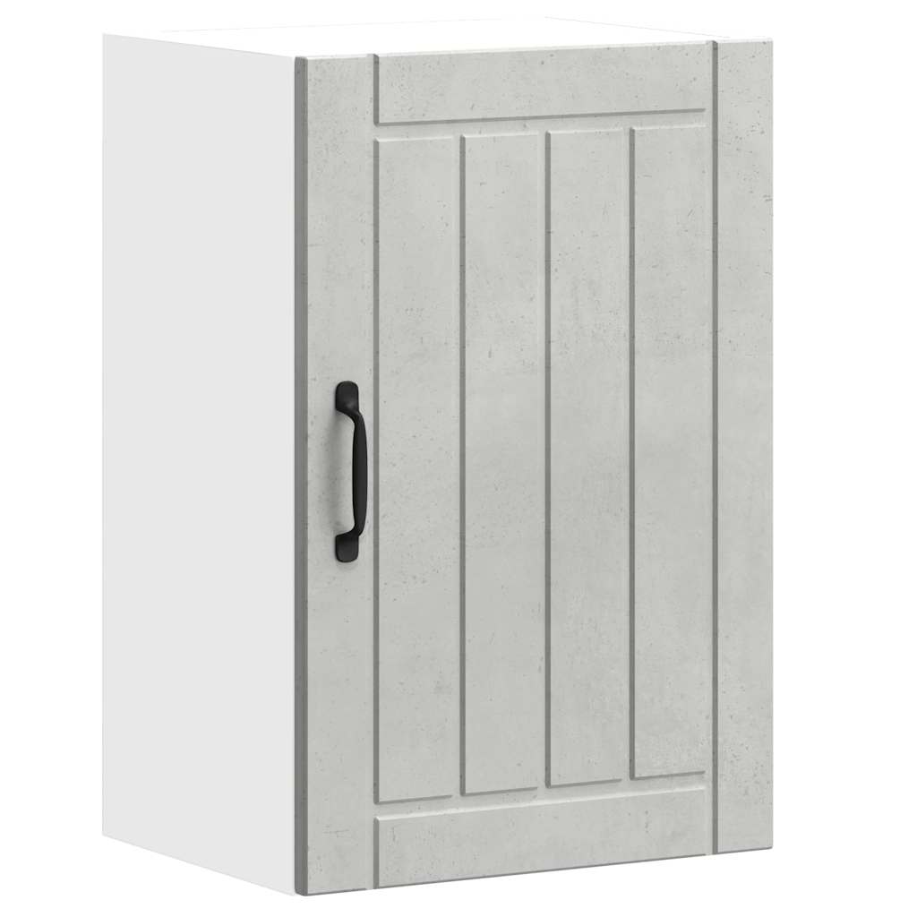 Kuchyňská Nástěnná Skříňka "Lucca" Betonově Šedá Kompozit Betonová Šedá