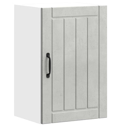 Kuchyňská Nástěnná Skříňka "Lucca" Betonově Šedá Kompozit Betonová Šedá