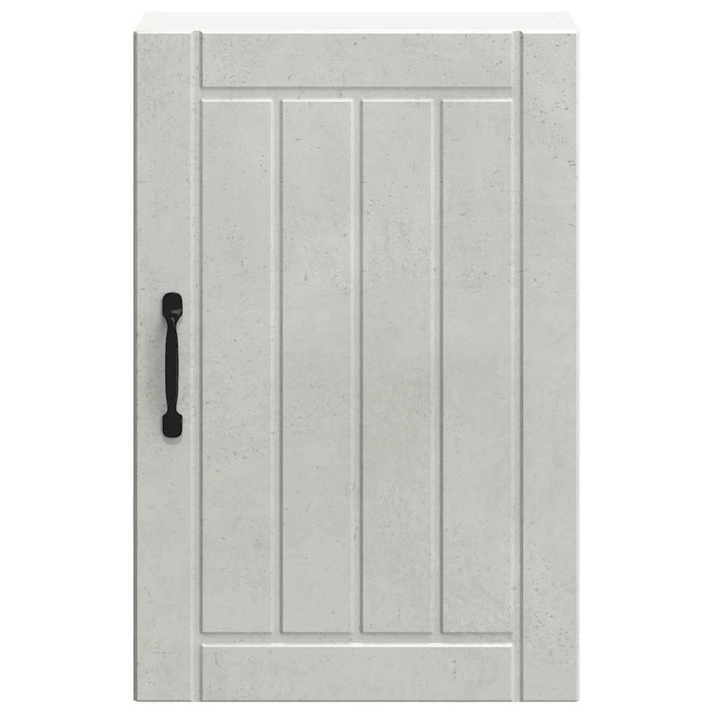 Kuchyňská Nástěnná Skříňka "Lucca" Betonově Šedá Kompozit Betonová Šedá