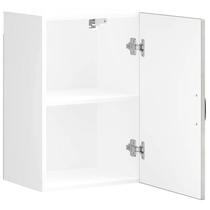 Kuchyňská Nástěnná Skříňka "Lucca" Betonově Šedá Kompozit Betonová Šedá