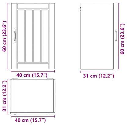 Kuchyňská Nástěnná Skříňka "Lucca" Šedý Sonoma Kompozitní Dřevo Šedá Sonoma