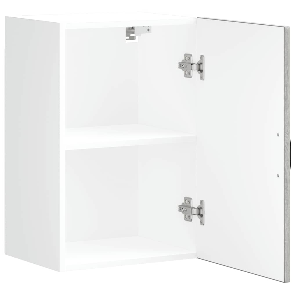 Kuchyňská Nástěnná Skříňka "Lucca" Šedý Sonoma Kompozitní Dřevo Šedá Sonoma