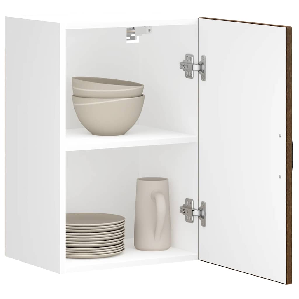 Kuchyňská Nástěnná Skříňka "Lucca" Kompozitní Dřevo Hnědý Dub