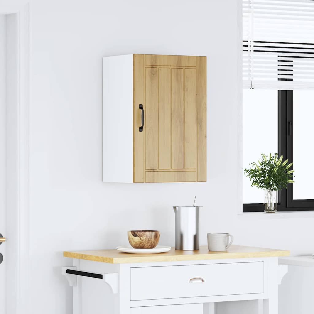 Kuchyňská Nástěnná Skříňka "Lucca" Kompozitní Dřevo Dub Artisan