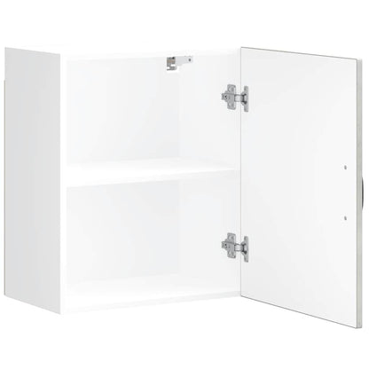 Kuchyňská Nástěnná Skříňka "Lucca" Betonově Šedá Kompozit Betonová Šedá