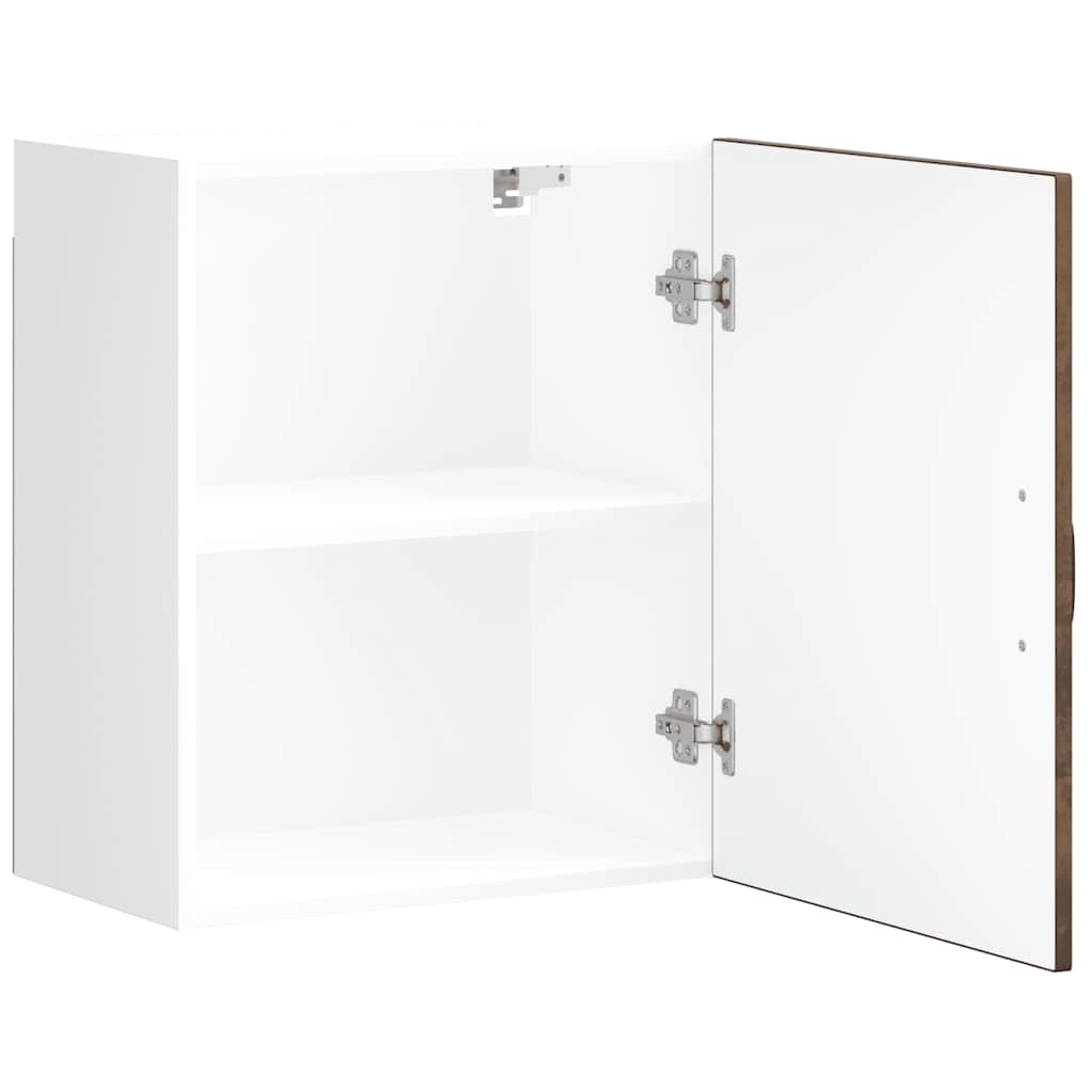 Kuchyňská Nástěnná Skříňka "Lucca" Kompozitní Dřevo Kouřový Dub