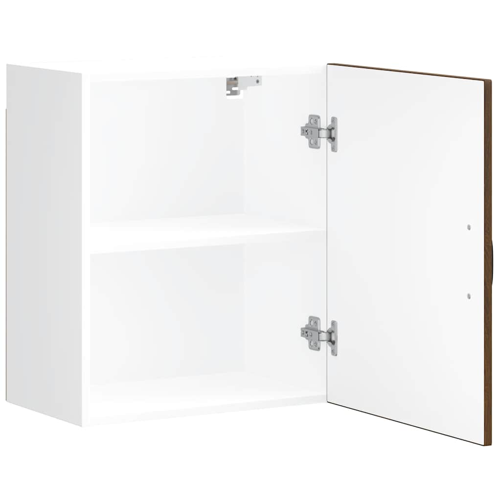 Kuchyňská Nástěnná Skříňka "Lucca" Kompozitní Dřevo Hnědý Dub