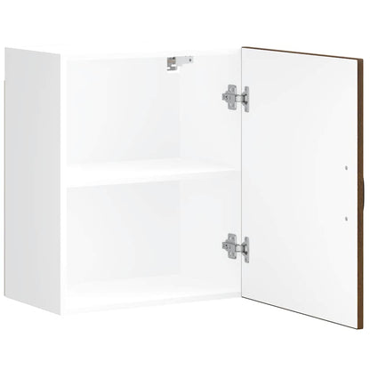 Kuchyňská Nástěnná Skříňka "Lucca" Kompozitní Dřevo Hnědý Dub