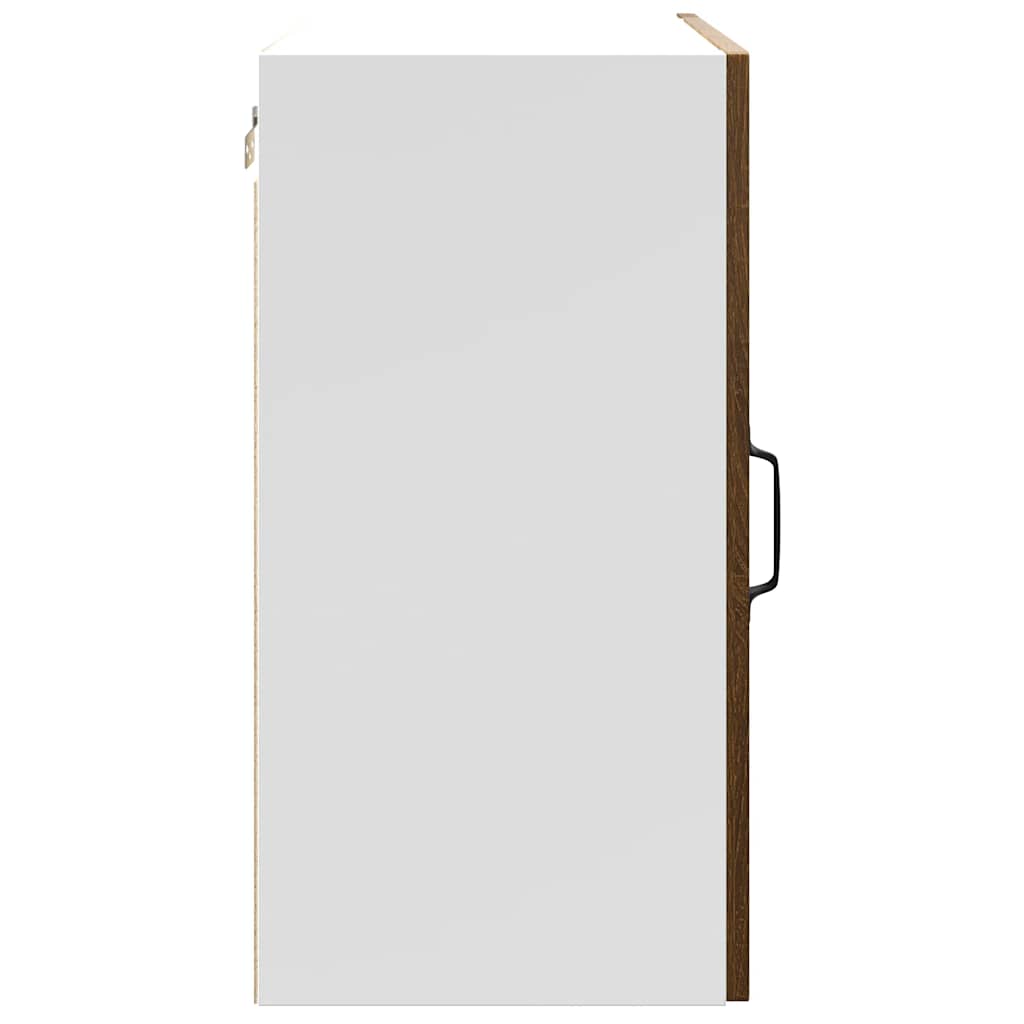 Kuchyňská Nástěnná Skříňka "Lucca" Kompozitní Dřevo Hnědý Dub