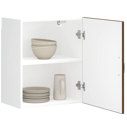 Kuchyňská Nástěnná Skříňka "Lucca" Kompozitní Dřevo Hnědý Dub