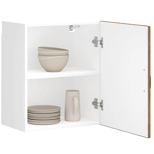 Kuchyňská Nástěnná Skříňka "Lucca" Kompozitní Dřevo Staré Dřevo