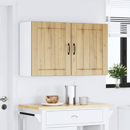 Kuchyňské Nástěnné Skříňky 2 Ks Lucca Artisan Dub, Implementované Dřevo
