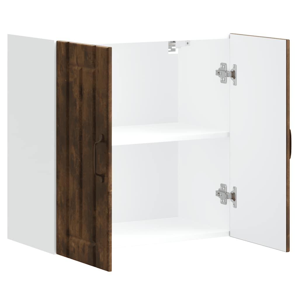 Kuchyňská Nástěnná Skříňka "Lucca" Kompozitní Dřevo Kouřový Dub