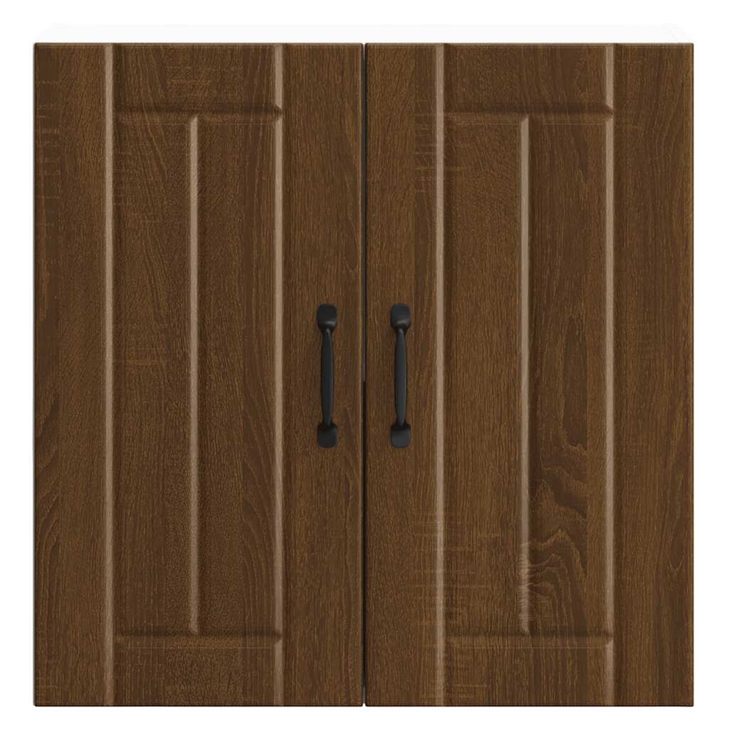 Kuchyňská Nástěnná Skříňka "Lucca" Kompozitní Dřevo Hnědý Dub
