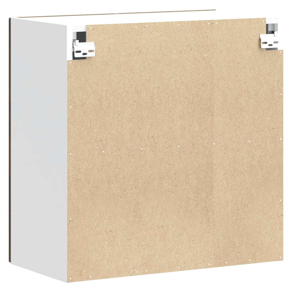 Kuchyňská Nástěnná Skříňka "Lucca" Kompozitní Dřevo Hnědý Dub