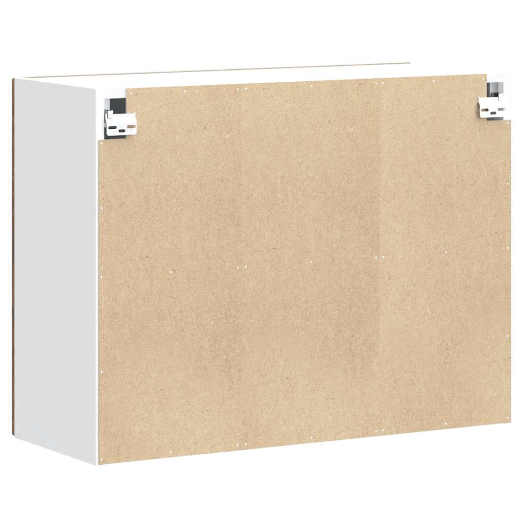 Kuchyňská Nástěnná Skříňka "Lucca" Kompozitní Dřevo Kouřový Dub