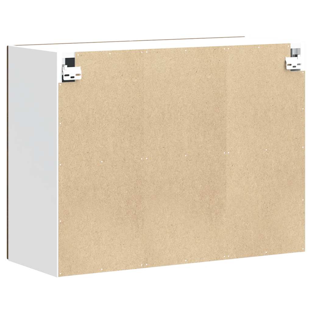 Kuchyňská Nástěnná Skříňka "Lucca" Kompozitní Dřevo Hnědý Dub