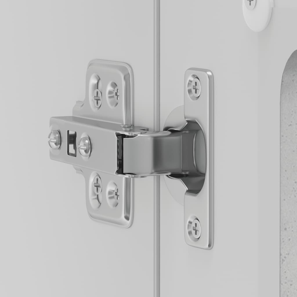 Kuchyňská Nástěnná Skříňka Se Skleněnými Dvířky "Lucca" Betonová Šedá