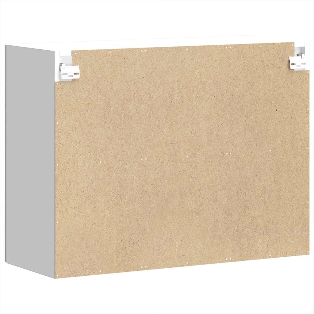 Kuchyňská Nástěnná Skříňka Se Skleněnými Dvířky "Lucca" Šedá Sonoma