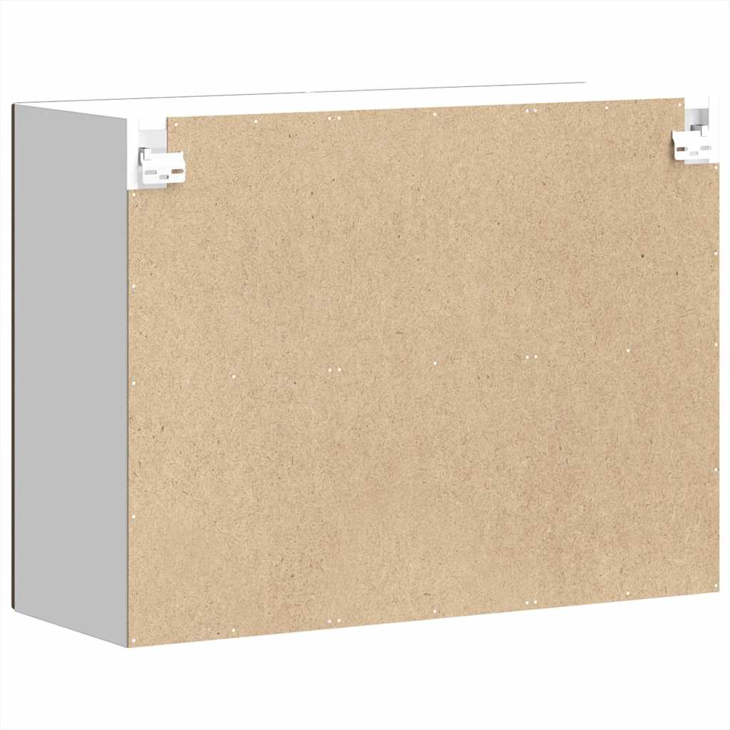 Kuchyňská Nástěnná Skříňka Se Skleněnými Dvířky Lucca Hnědý Dub