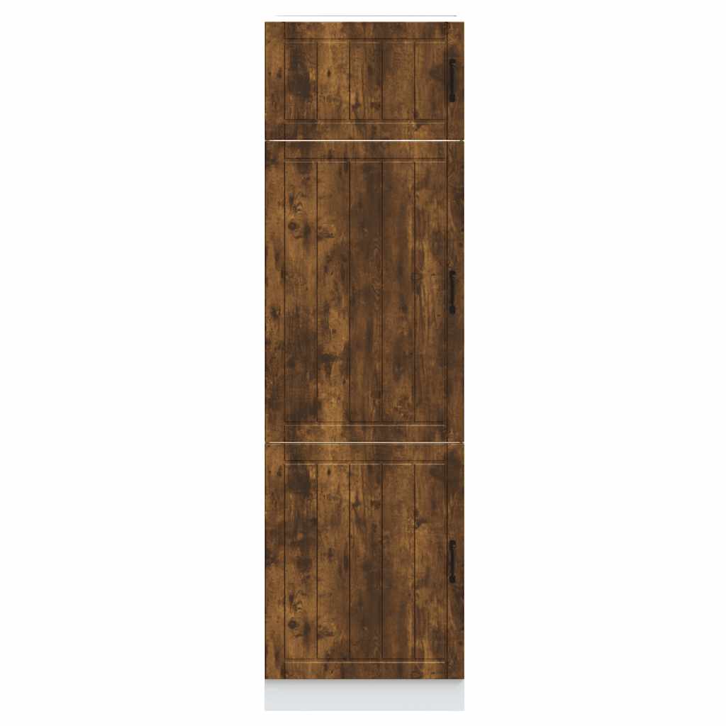 Kuchyňská Skříňka "Lucca" Kompozitní Dřevo Kouřový Dub