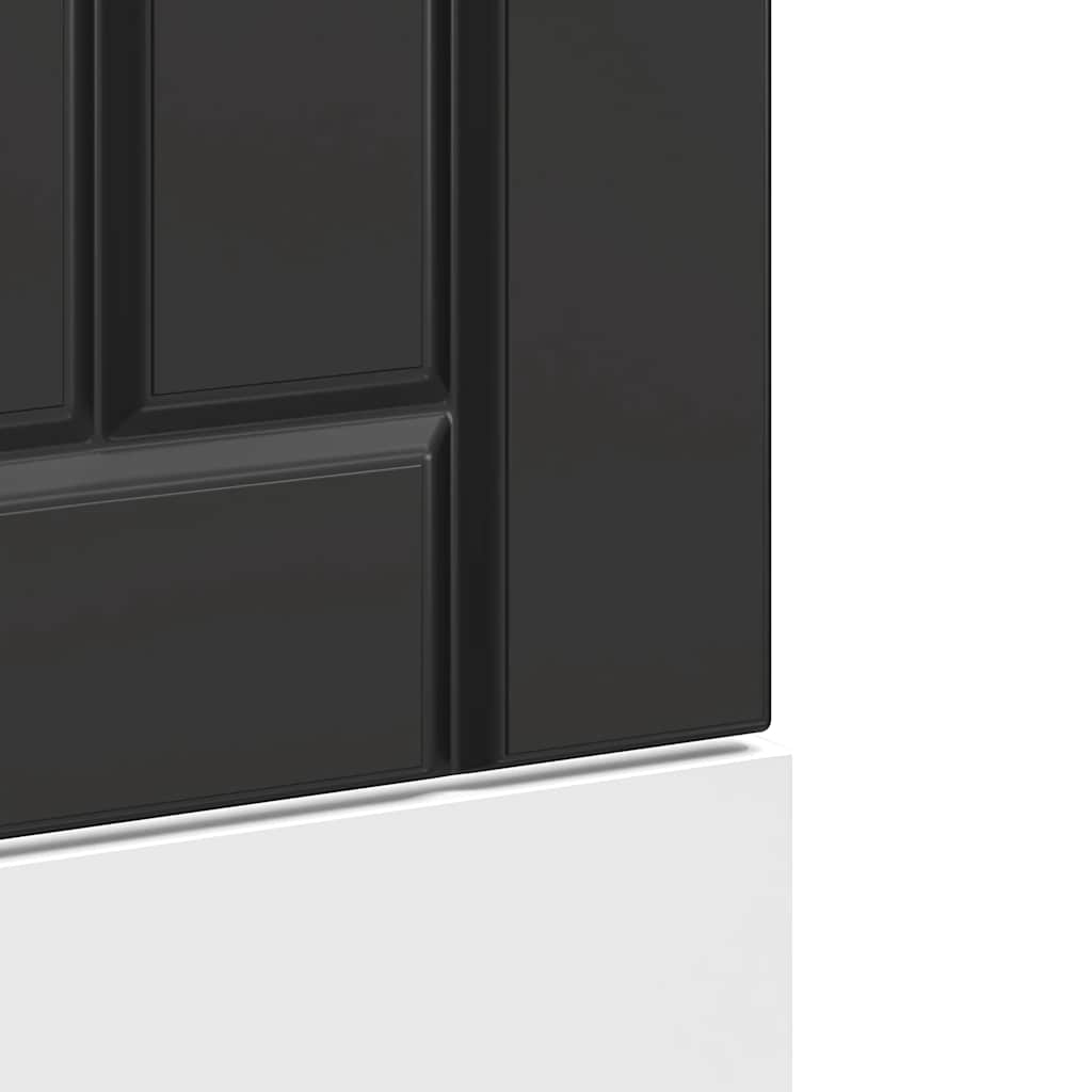 Panel Na Myčku "Lucca" Černý Kompozitní Dřevo Černá
