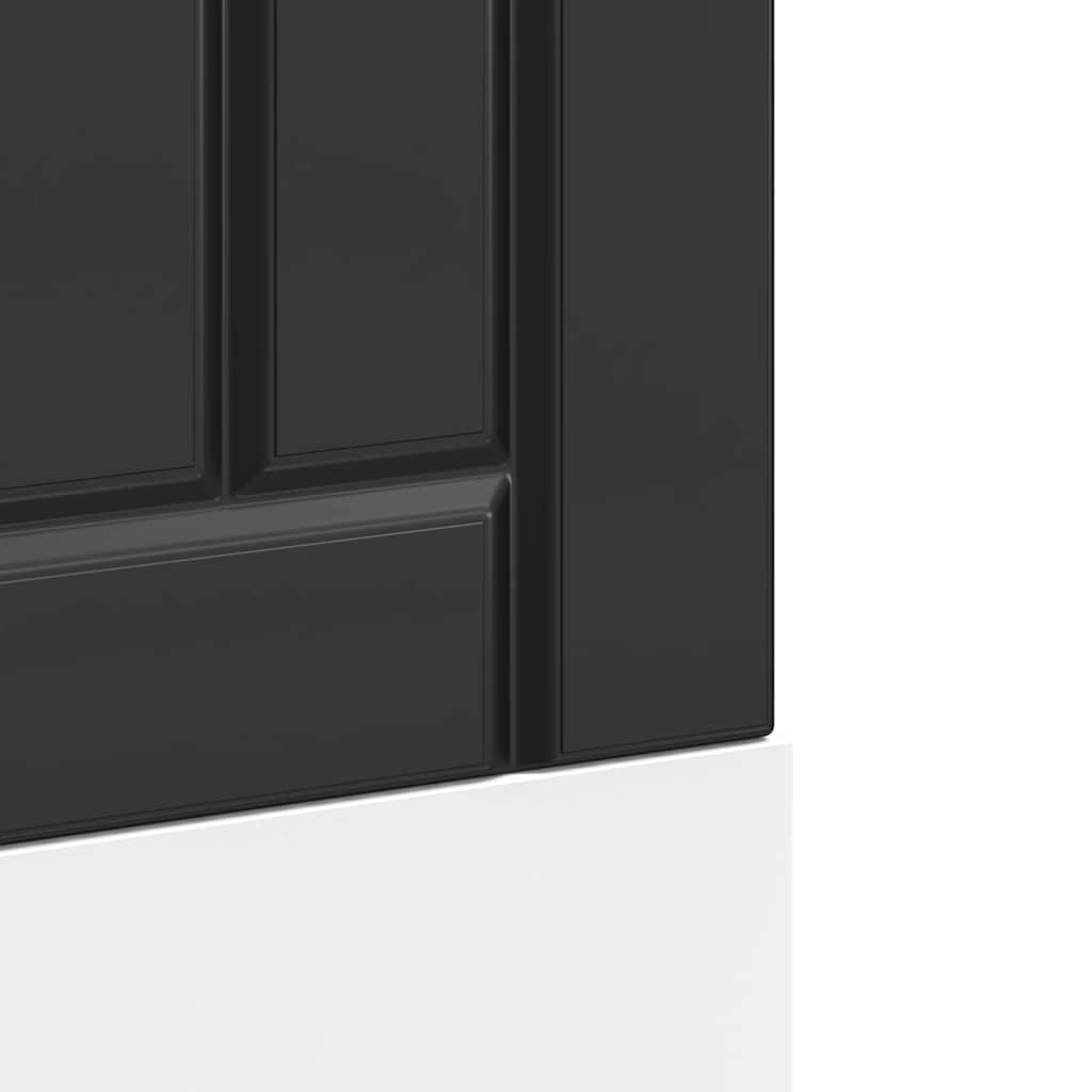 Panel Na Myčku "Lucca" Černý Kompozitní Dřevo Černá