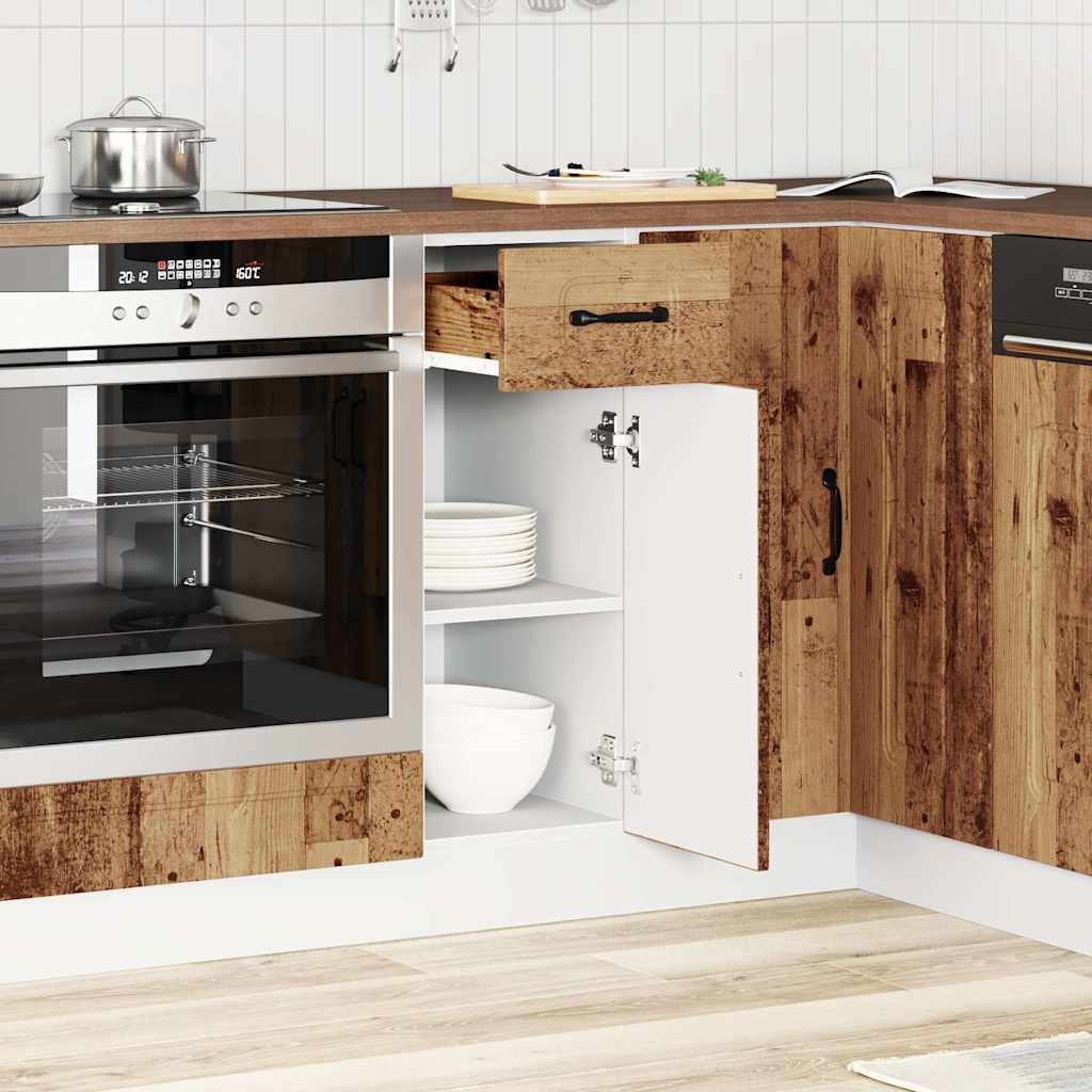 Kuchyňská Spodní Skříňka "Porto" Old Wood Kompozitní Dřevo Staré Dřevo