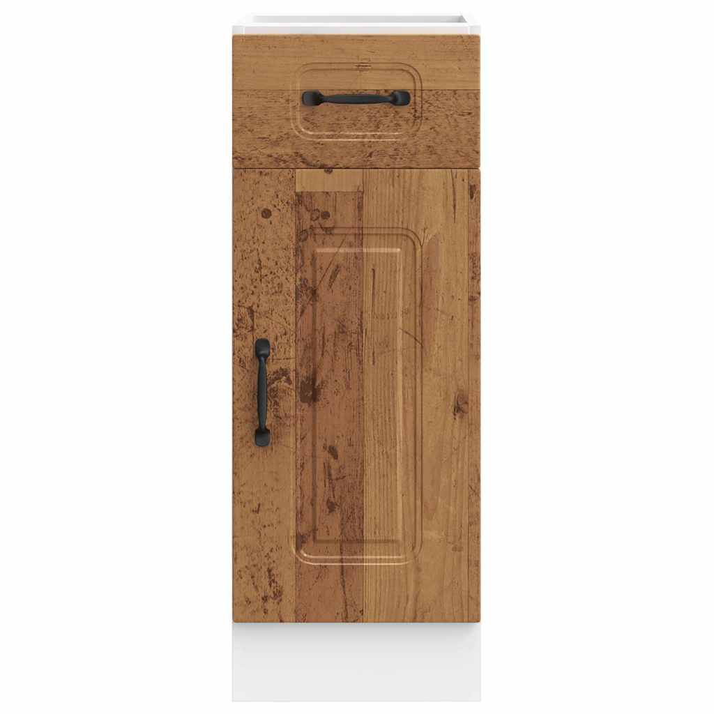 Kuchyňská Spodní Skříňka "Porto" Old Wood Kompozitní Dřevo Staré Dřevo