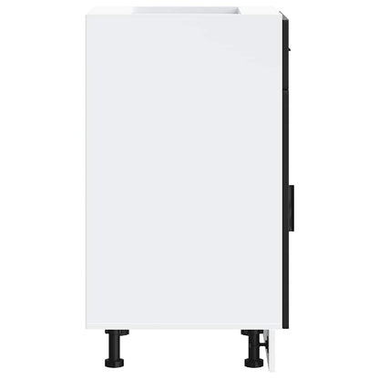 Kuchyňská Spodní Skříňka "Porto" Černý Kompozitní Dřevo Černá