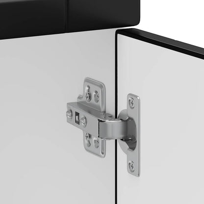 Kuchyňská Spodní Skříňka "Porto" Černý Kompozitní Dřevo Černá