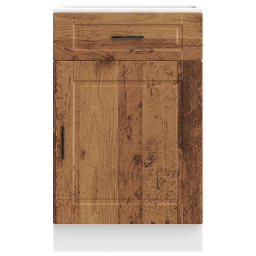 Kuchyňská Spodní Skříňka "Porto" Old Wood Kompozitní Dřevo Staré Dřevo