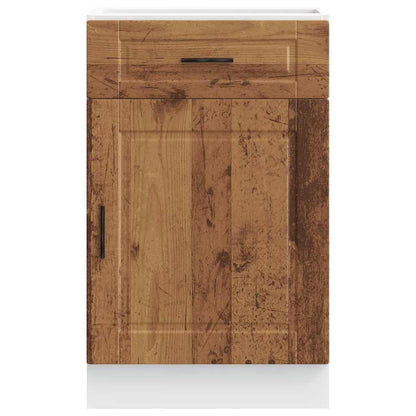 Kuchyňská Spodní Skříňka "Porto" Old Wood Kompozitní Dřevo Staré Dřevo