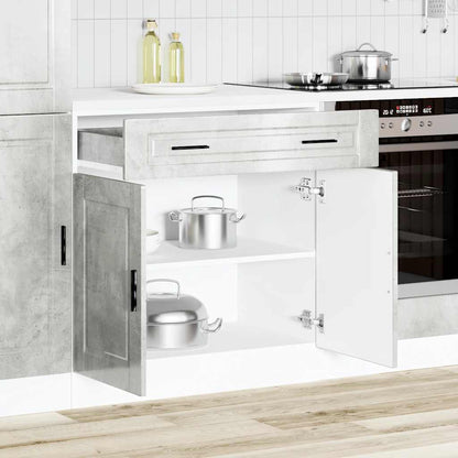 Kuchyňská Spodní Skříňka "Porto" Betonově Šedá Kompozitní Dřevo Betonová Šedá