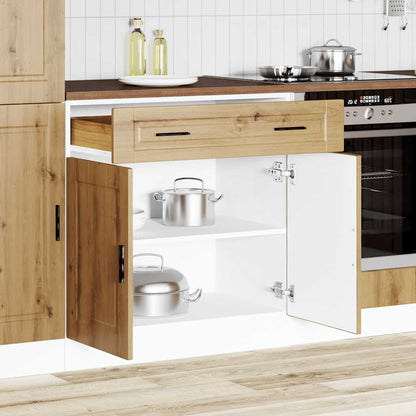 Kuchyňská Spodní Skříňka "Porto" Kompozitní Dřevo Dub Artisan