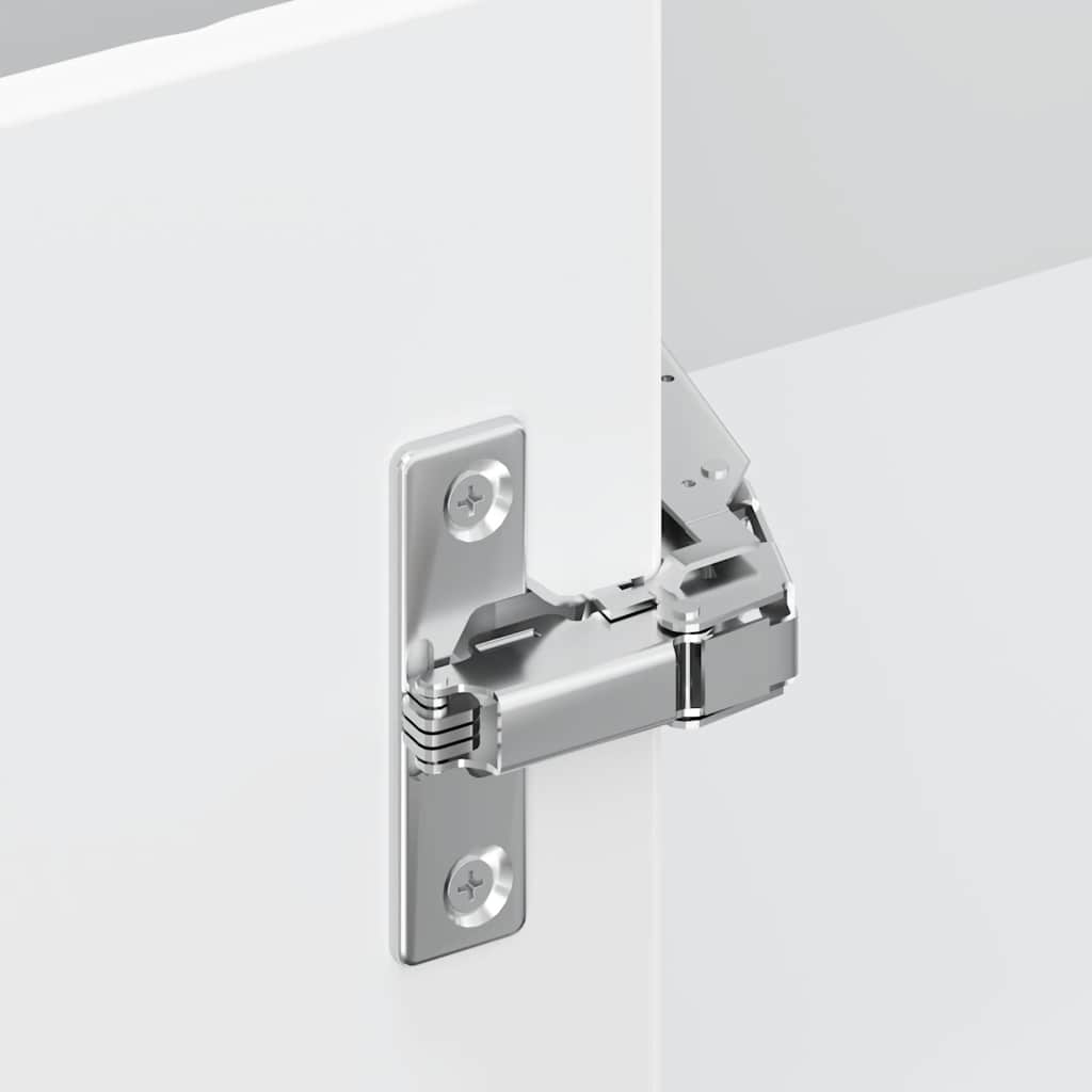 Kuchyňská Rohová Skříňka "Porto" Bílý Vysoký Lesk Kompozit Bílá S Vysokým Leskem